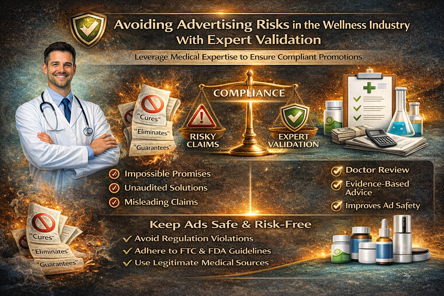 Avoiding Advertising Risks in the Wellness Industry With Expert Validation